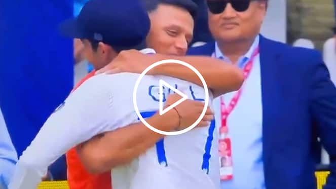 [Watch] Rahul Dravid's 'Warm Hug' To Shubman Gill & Dhruv Jurel After Series Win vs ENG